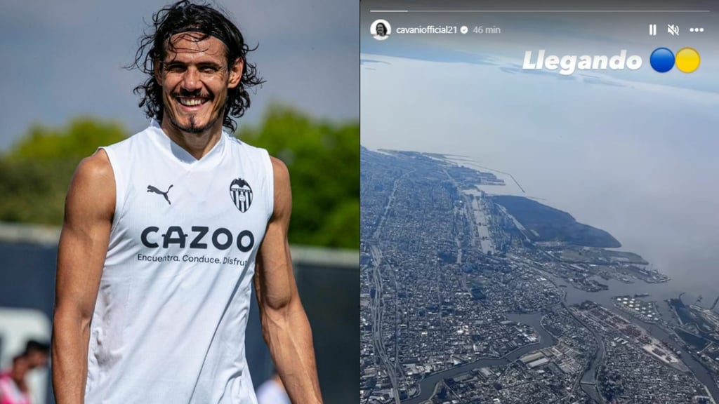 Edinson Cavani llega a Buenos Aires para su presentación con Boca Juniors