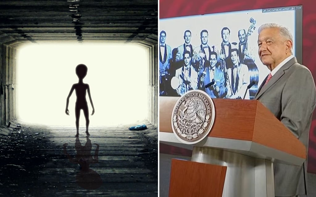 AMLO pidió poner en Palacio Nacional la canción Los marcianos llegaron ya, acusando que los medios 'ven ovnis y comunistas' en todos lados.