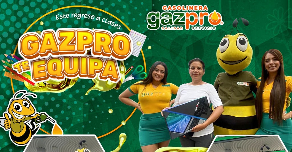 Gasolineras GAZPRO premian a sus clientes en este regreso a clases