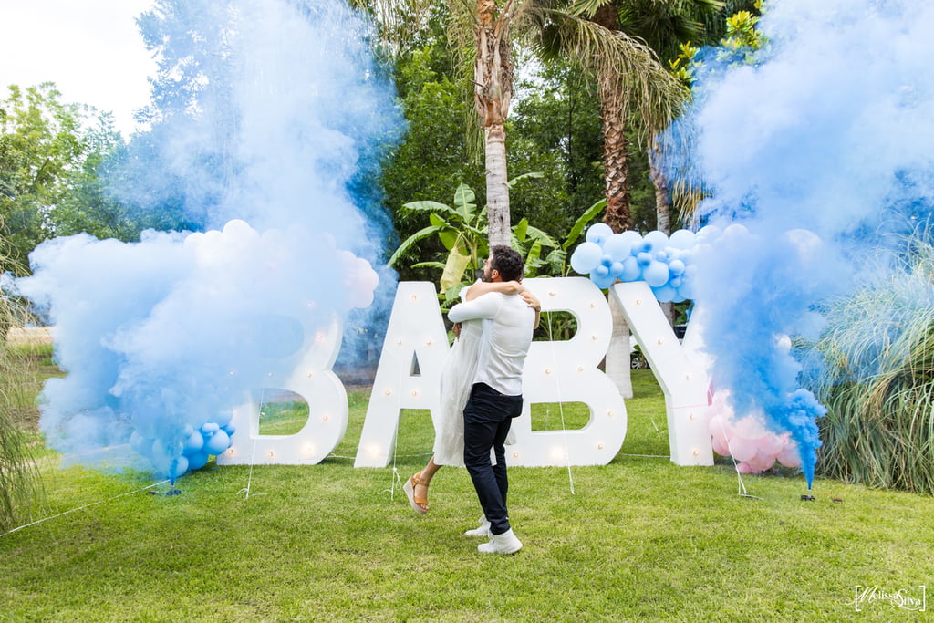 Diana Vizcarra y Fabián Barboza dichosos ante la noticia de que serán papás de un niño.