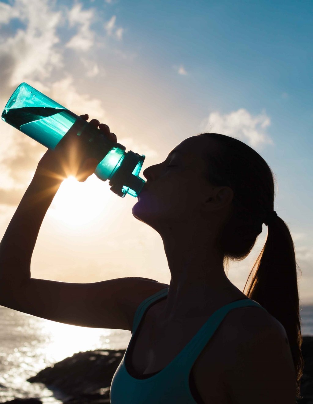 Beber líquidos es un tratamiento eficaz.