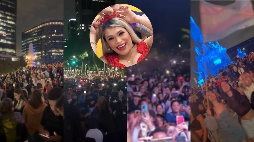Mexicanos festejan en las calles triunfo de Wendy Guevara en LCDLFMX