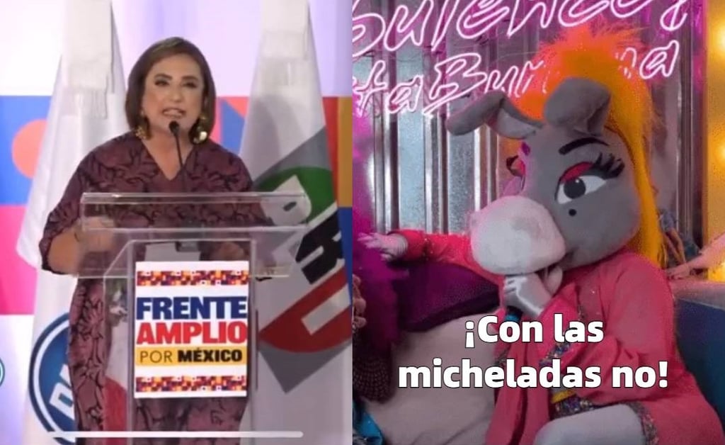 Internautas reaccionan con memes a declaración de Xóchitl Gálvez sobre 'micheladas inseguras'