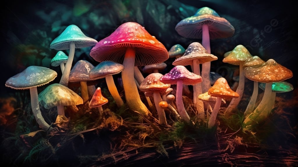 Los hay de todos tamaños y colores: desde esas clásicas setas blancas hasta los que parecen salidos de un cuento de hadas por su brillante sombrilla roja moteada en blanco. También existen azules, amarillos, rosas y más.