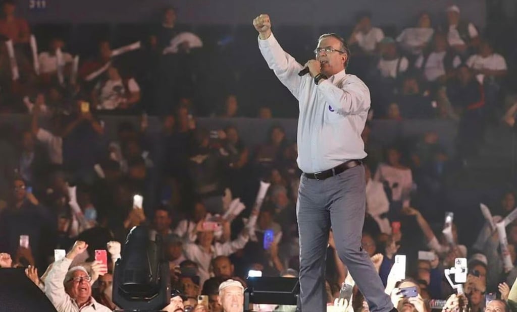 Marcelo Ebrard: 'Vamos a ganar, porque a mí me respaldan personas libres'