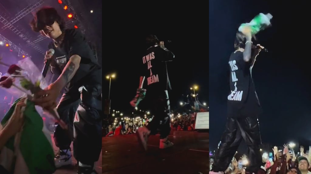 Le regalan a Natanael Cano la playera de Santos Laguna y termina aventándola