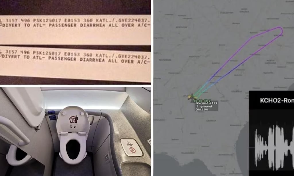 Diarrea y vómito por todo el avión: dos vuelos de pesadilla