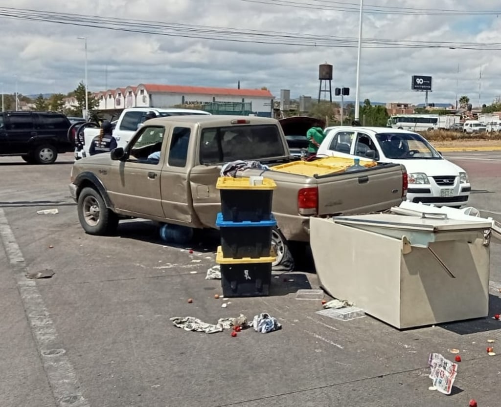Hecho. Fuertes daños se registraron en un hecho múltiple en Gómez Morin y Luis Donaldo Colosio.