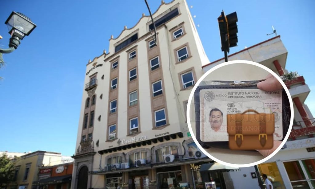 Buscan a dueño de cartera extraviada frente a hotel del Centro Histórico de Durango