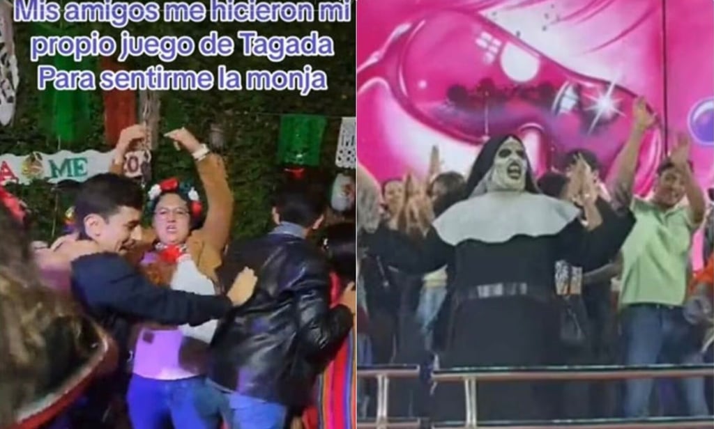 VIDEO: Jóvenes imitan a la monja más viral de TikTok; este fue el resultado