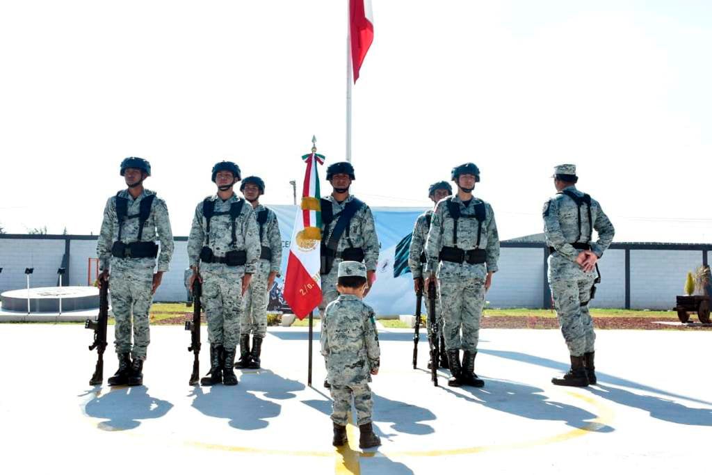 Guardia Nacional nombra guardias honorarios a 20 niñas y niños de distintas entidades del país