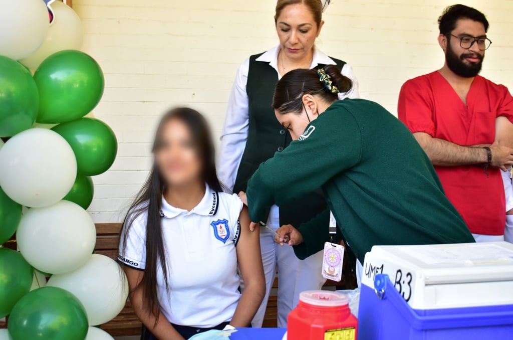 Aplicarán vacuna contra el VPH en primarias y secundarias de Durango