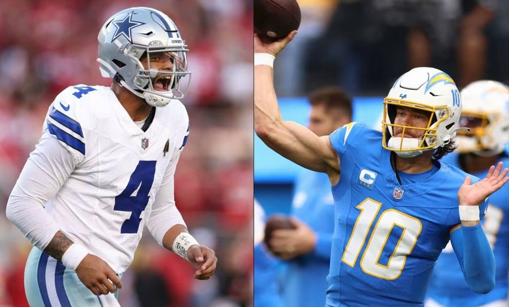 ¿A qué hora y dónde ver Dallas Cowboys vs Los Ángeles Chargers?