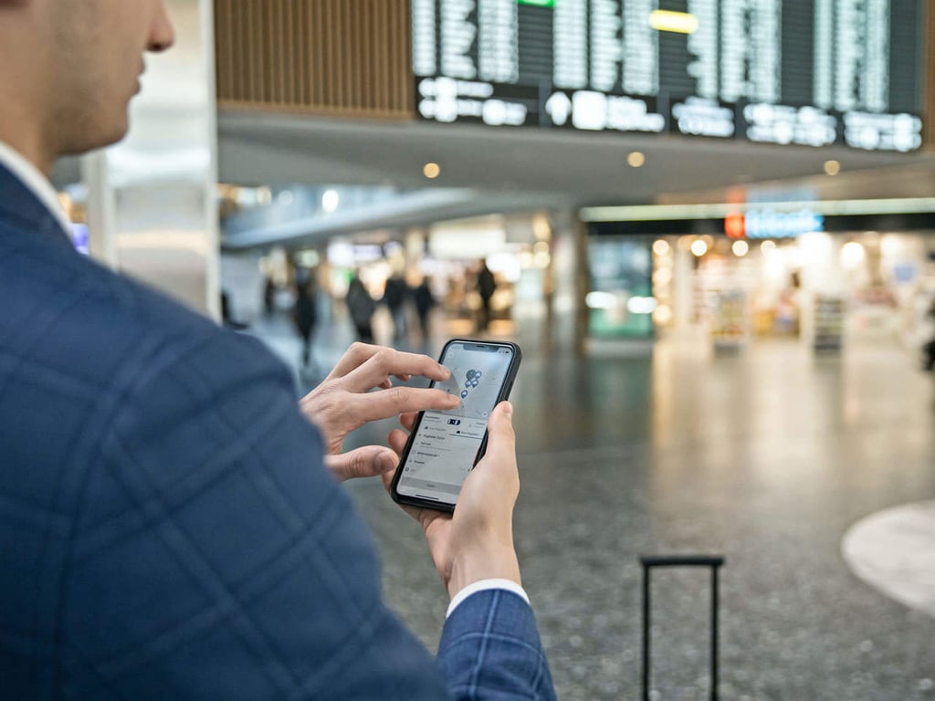 El WiFi que está disponible en el aeropuerto funciona como cualquier otra red pública. De ahí que compañías especializadas en ciberseguridad adviertan de los riesgos que suponen conectarse a ella.