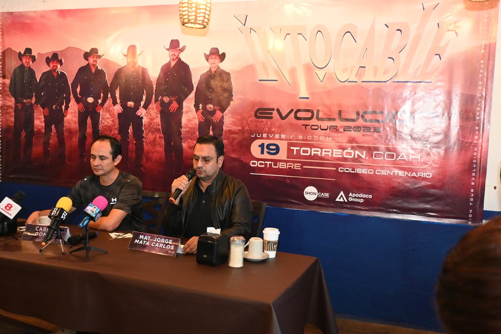 Intocable 'evolucionará' en su proxímo concierto en la Comarca Lagunera