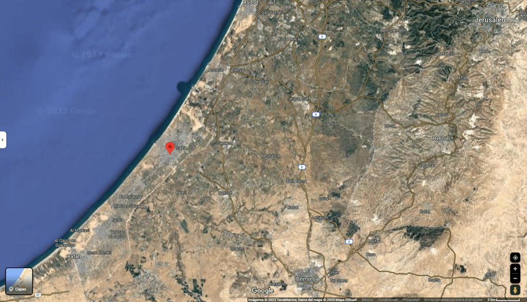 Google desactiva funciones de mapas en Israel y Gaza por conflicto