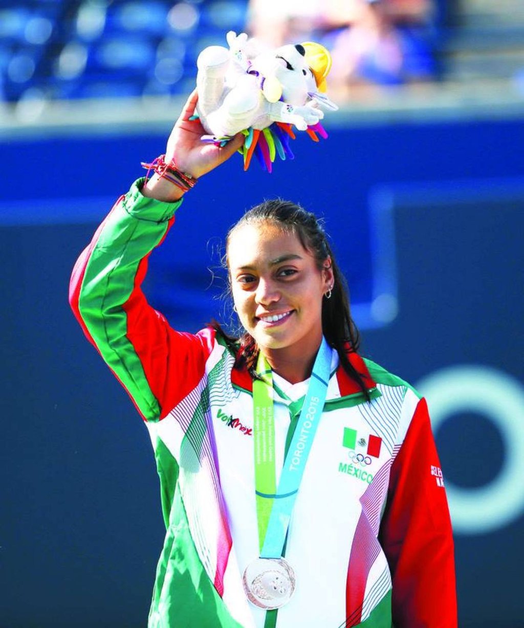 Avanza. La duranguense Rodríguez derrotó sin complicaciones a la rusa Alina Zolotareva por parciales de 6-3, 6-2.