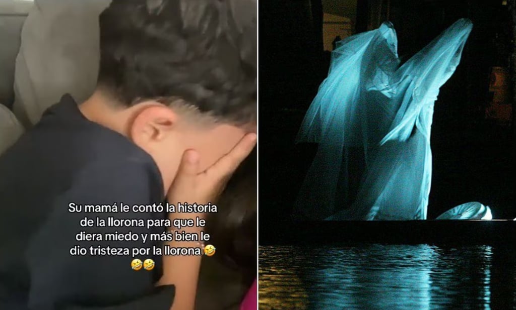 VIDEO: Niño llora de tristeza al escuchar la historia de 'La llorona'