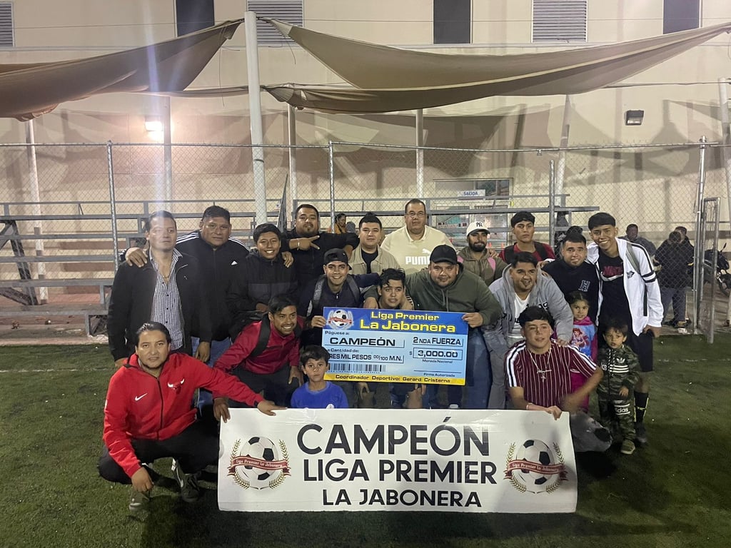 Coronan a campeones en Liga Premier La Jabonera