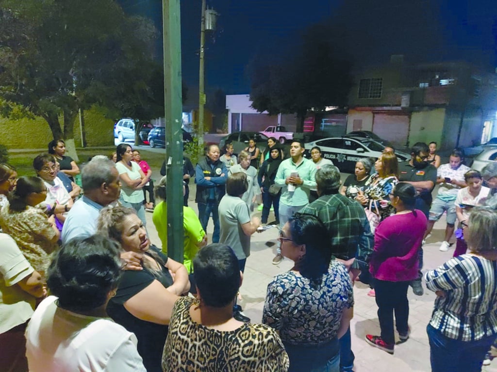 Encuentros. La reunión más reciente fue con los habitantes del fraccionamiento Los Álamos, con quienes se habló sobre esquemas de vigilancia.