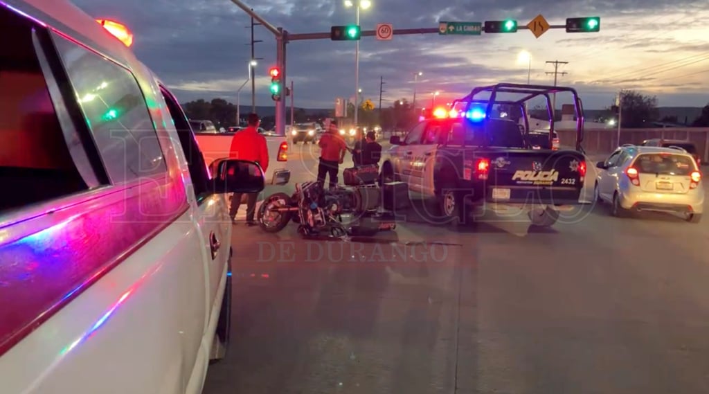 Motociclista pierde la vida en accidente en bulevar Guadiana