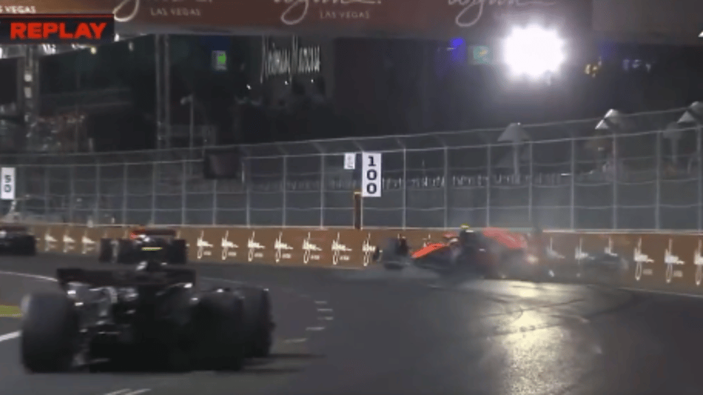 Lando Norris fue trasladado al hospital tras accidente en el Gran Premio de Las Vegas; esto se sabe