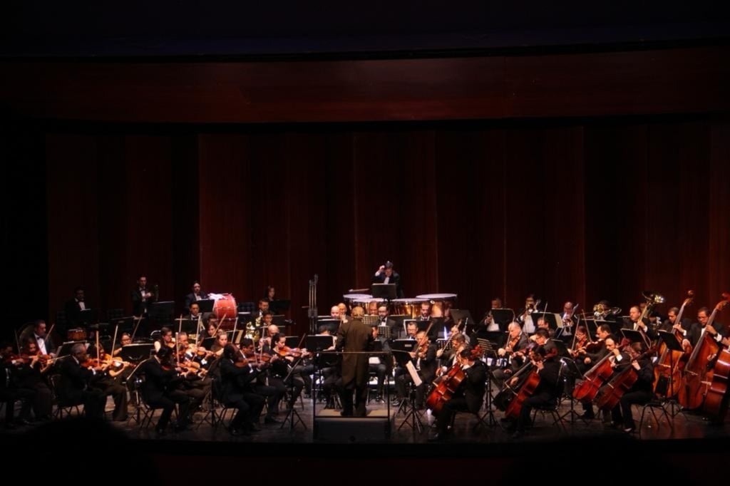 Presentación. El teatro 'Alberto M. Alvarado Durango' de Gómez Palacio fue el escenario de la  Orquesta Sinfónica de la UJED.