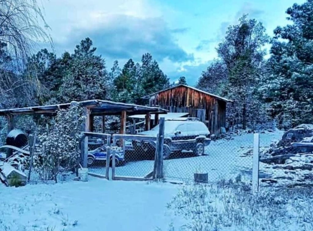 Ya son más los municipios de Durango que reportan nieve