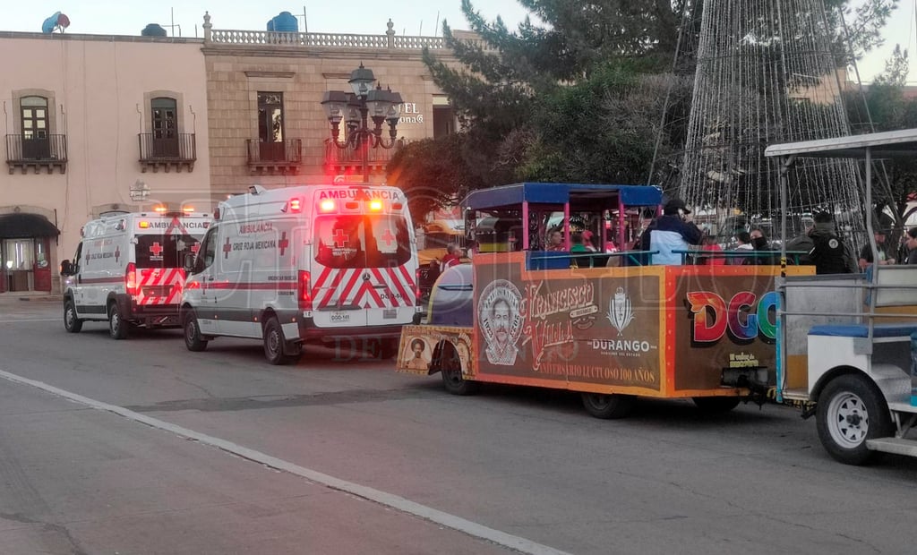 Persona lesionada por arma de fuego en Plaza de Armas moviliza a corporaciones