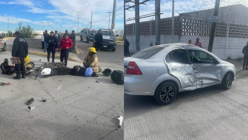Luto. Una mujer de 28 años de edad perdió la vida al impactarse contra un carro que giró a la izquierda.