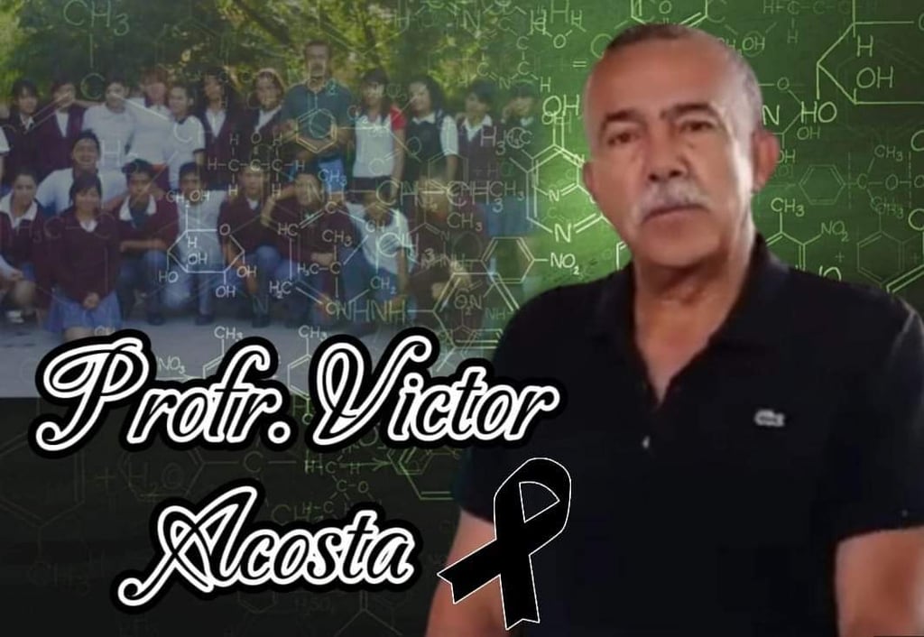 Alumnos honran memoria del 'profe' Víctor en redes sociales