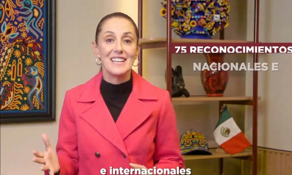 Sheinbaum asegura que CDMX recibió 75 reconocimientos en su gestión