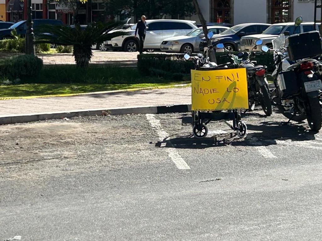 Discapacidad. Nadie está exento de tener una discapacidad pero las ciudades no están adaptadas para que todos puedan usarlas y tampoco la sociedad es muy consciente.













