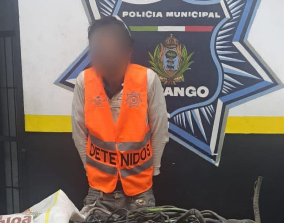 Detienen a presunto ladrón en colonia Fos La Virgen