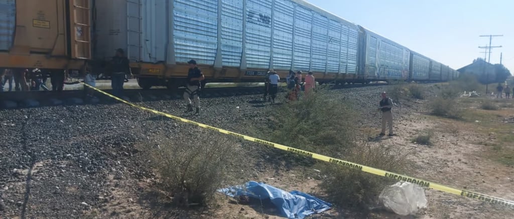 Muere hombre tras ser arrollado por el tren en estación Noé en Gómez Palacio