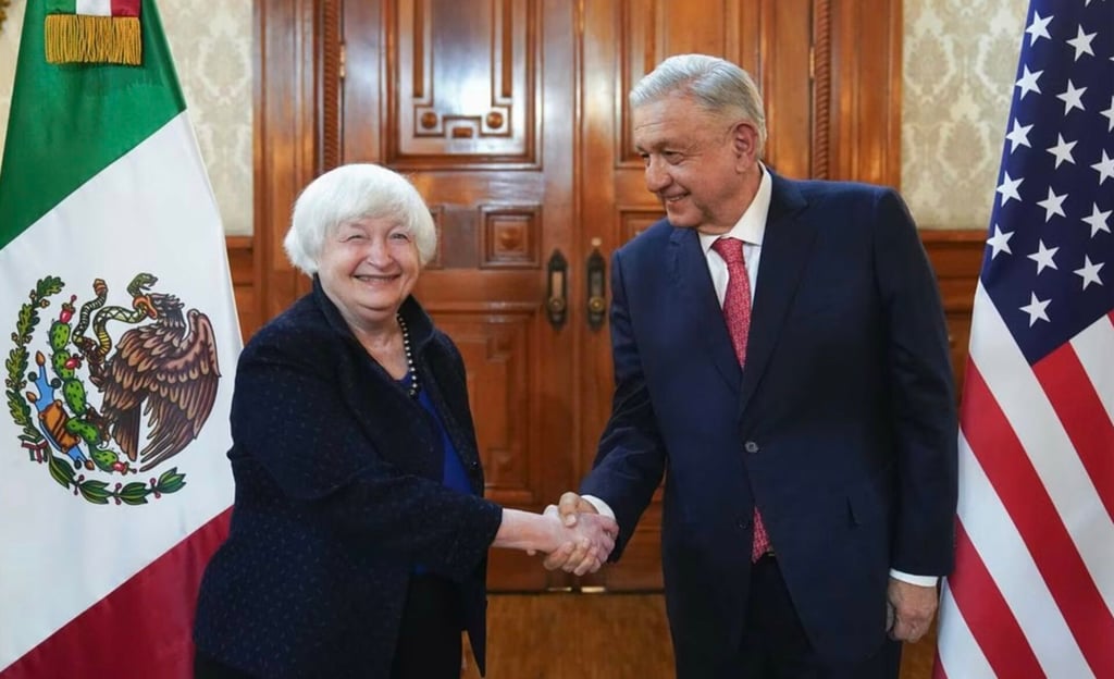 Productivo y agradable, encuentro con Janet Yellen, secretaria del Tesoro de EU: AMLO