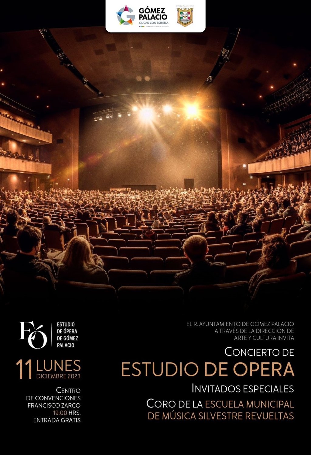 Expectación. Los conciertos navideños son muy esperados por la población gomezpalatina.