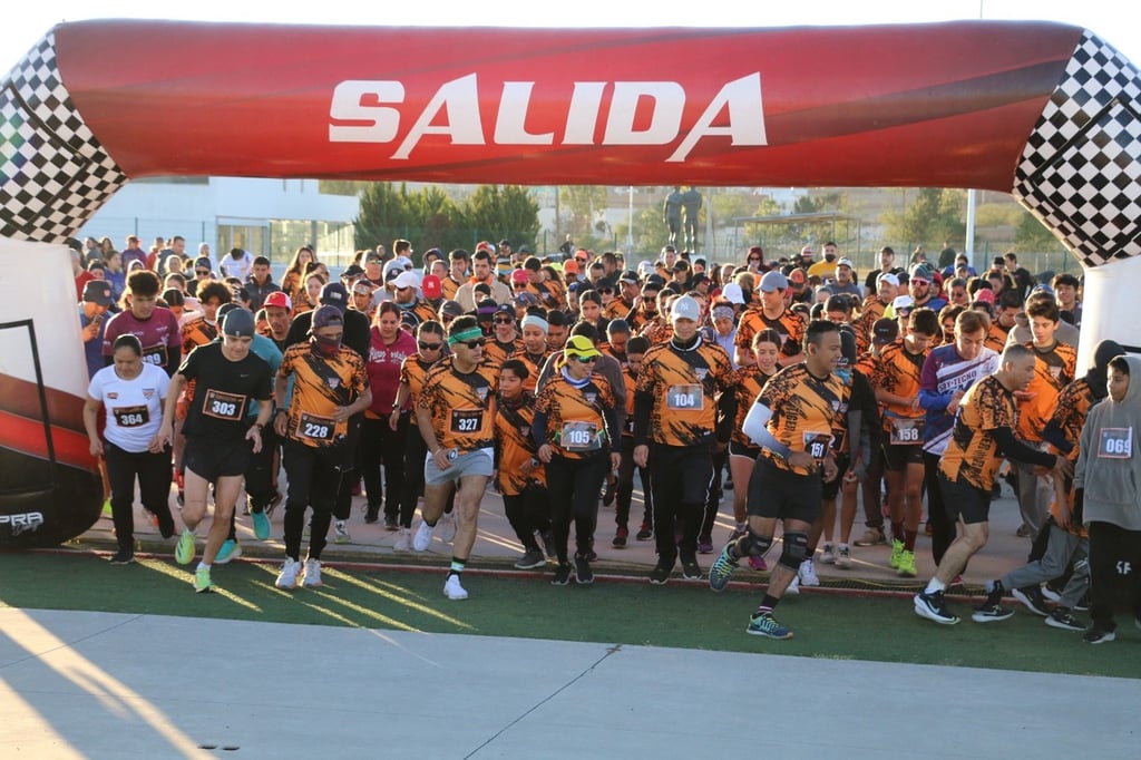 Concurrida. Buena participación tuvo la 'Tiger Run' este domingo en la Unidad Deportiva 450.