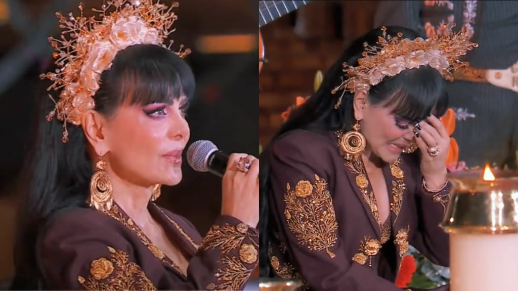 Maribel Guardia Conmovida Llora Al Cantar Frente A La Virgen De Guadalupe 0204