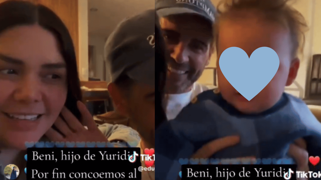 Yuridia muestra por primera vez el rostro de su bebé Benicio