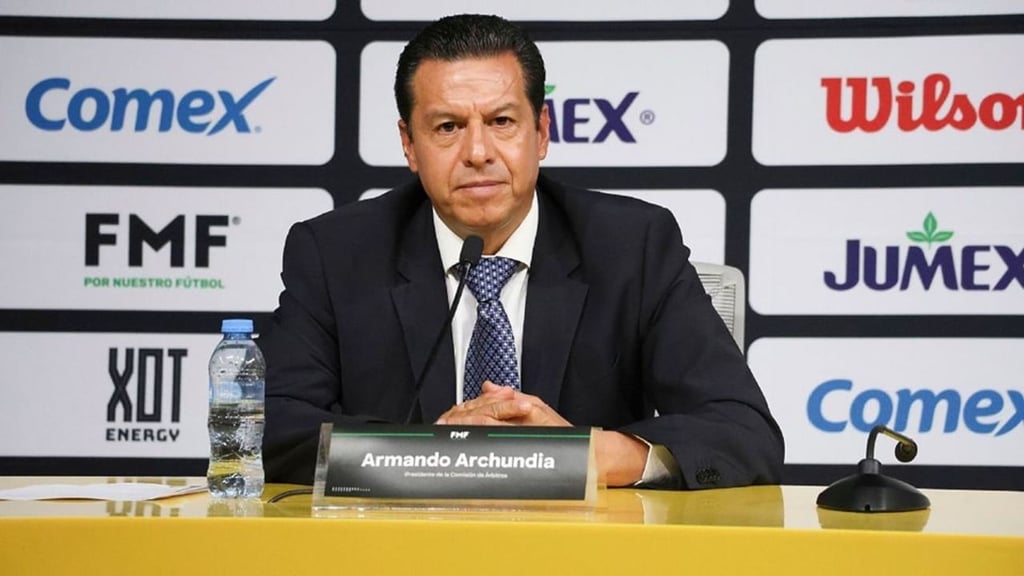 Desmentido. Armando Archundia, presidente de la Comisión de Árbitros, aclaró mediante un comunicado la polémica carta que circuló el lunes.