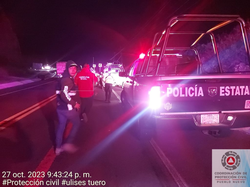 Varón muere tras volcadura ocurrida en Pueblo Nuevo