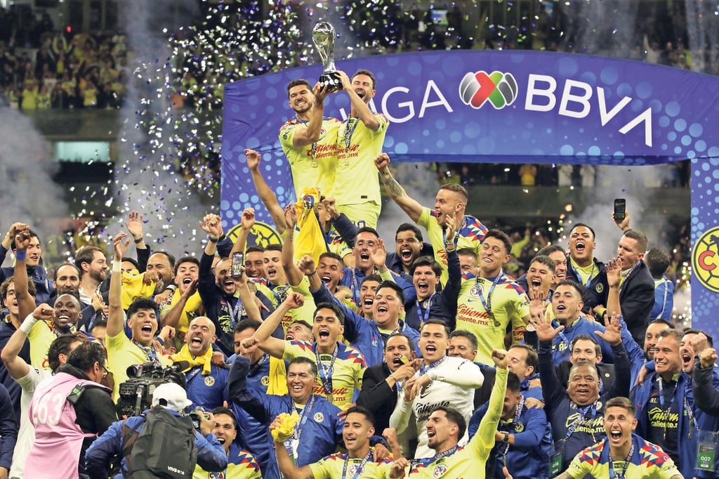 Campeones. El cuadro de Coapa recientemente venció a Tigres en la final del torneo Apertura 2023 por un global de 4-1, ganando de esta manera su título número catorce.