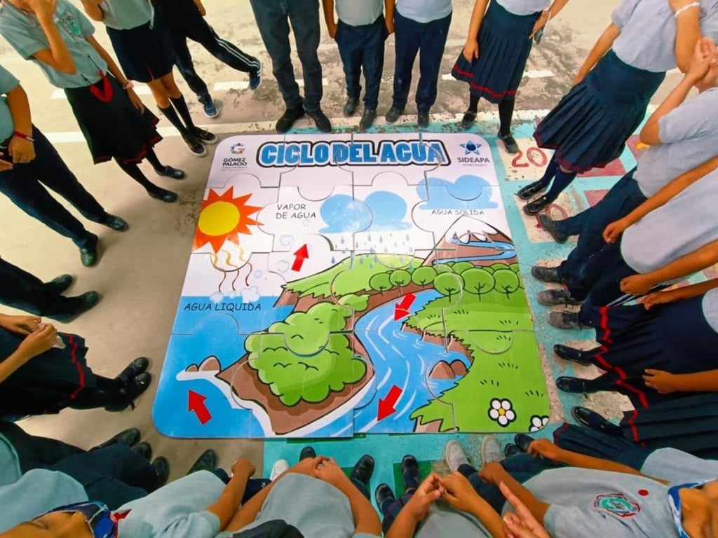 Sector. Infantes y adolescentes se podrán involucrar para aprender a hacer un uso más racional del agua.