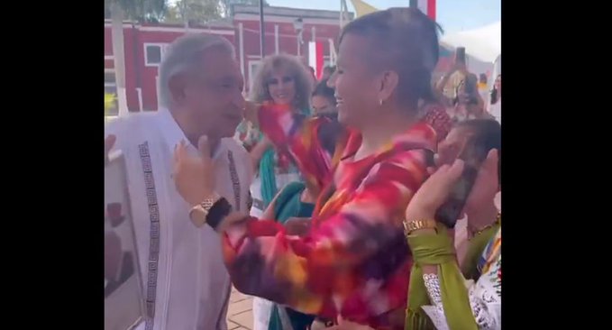 AMLO se refiere a diputada trans como 'señor vestido de mujer'