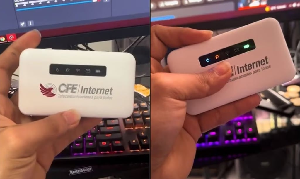 ¿Cómo funciona el internet móvil de la CFE? Joven lo explica en TikTok
