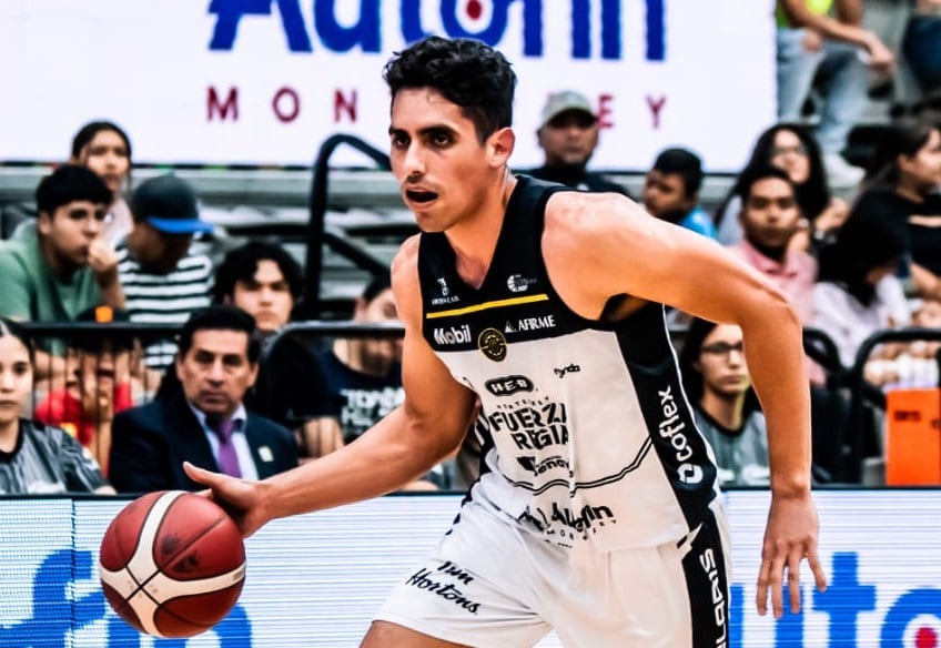 Paulo Arroyo demostró gran calidad con la Fuerza Regia y en el equipo lagunero buscará tener más minutos en la duela y llegar muy alto (ESPECIAL)