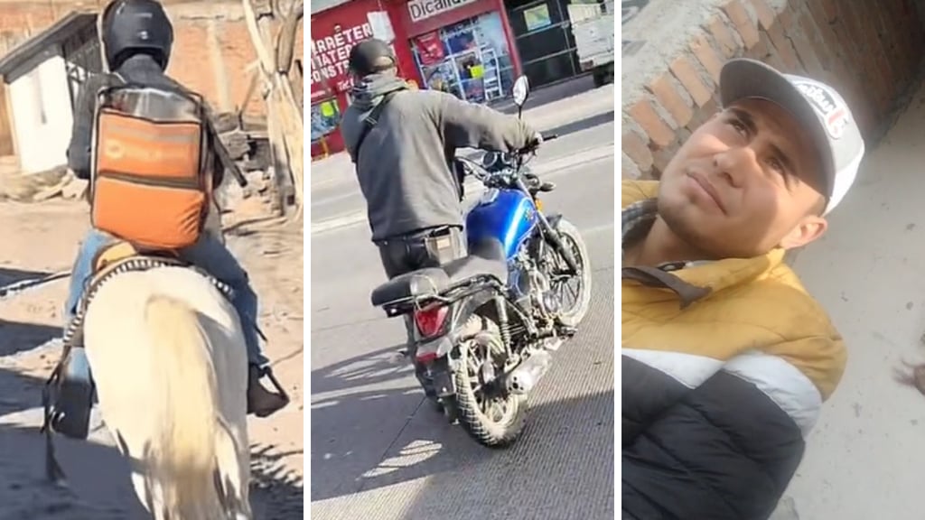 'Didi Horse' ya repartía en su motocicleta; ahora se la quitaron los tránsitos