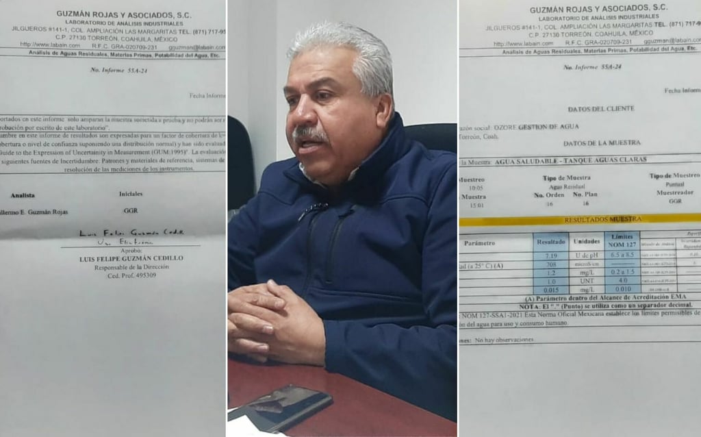 Recibe Sapal estudios de laboratorio sobre el agua de ASL