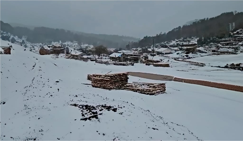 Probabilidad de nieve en parte alta de la sierra de Durango